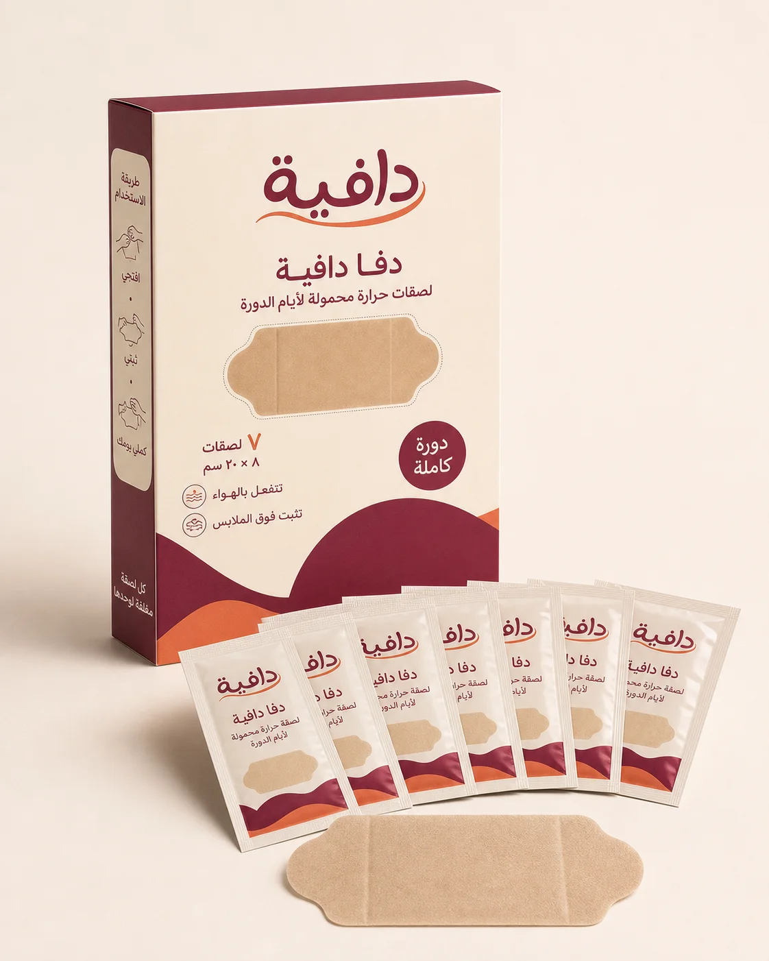 عبوة دفا دافية ومحتواها